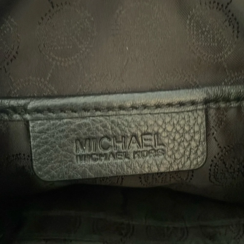 Michael Kors Black and Gold Crossbody Bag